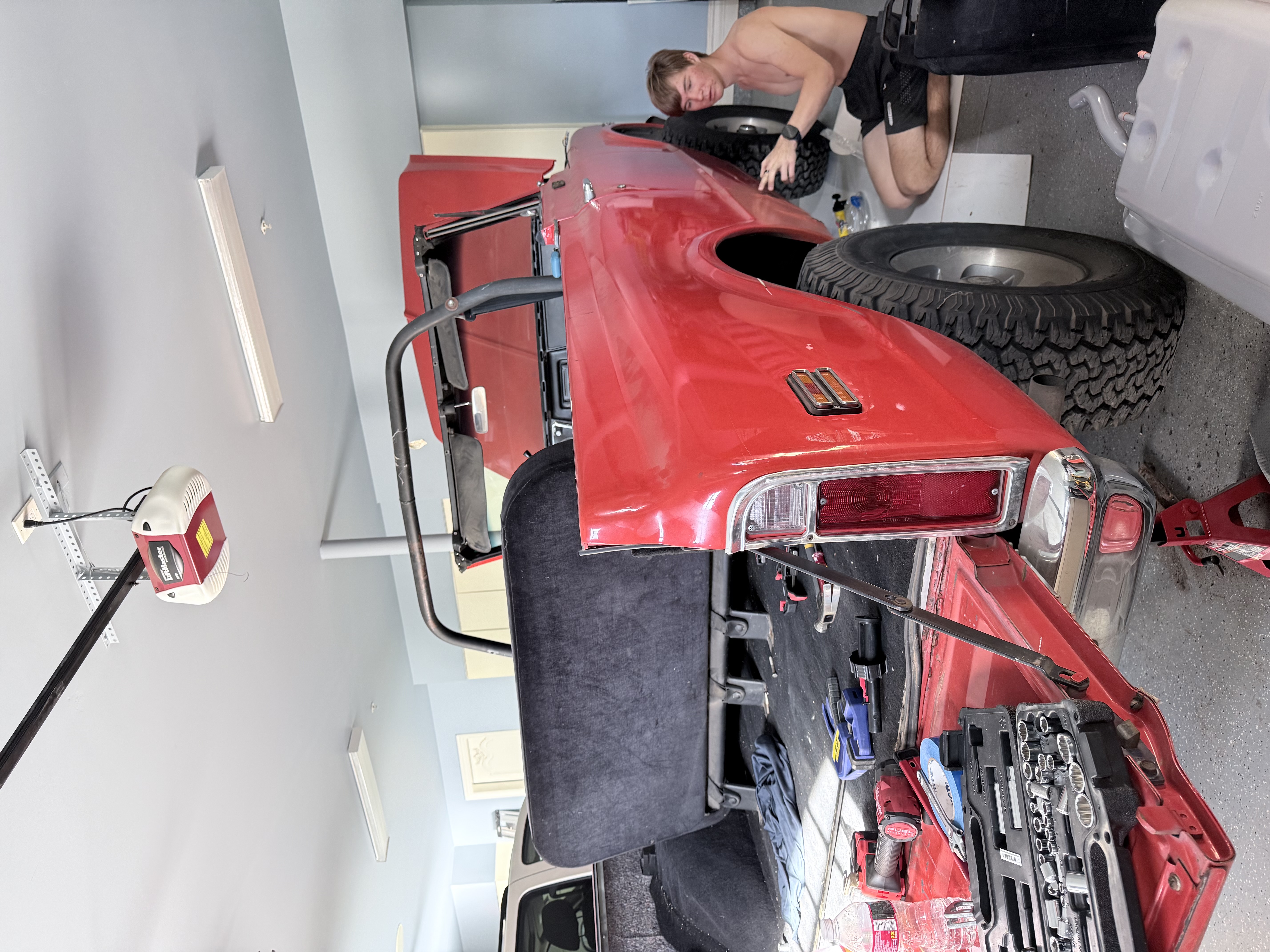 1971 Chevy Blazer Restoration progress photo 19