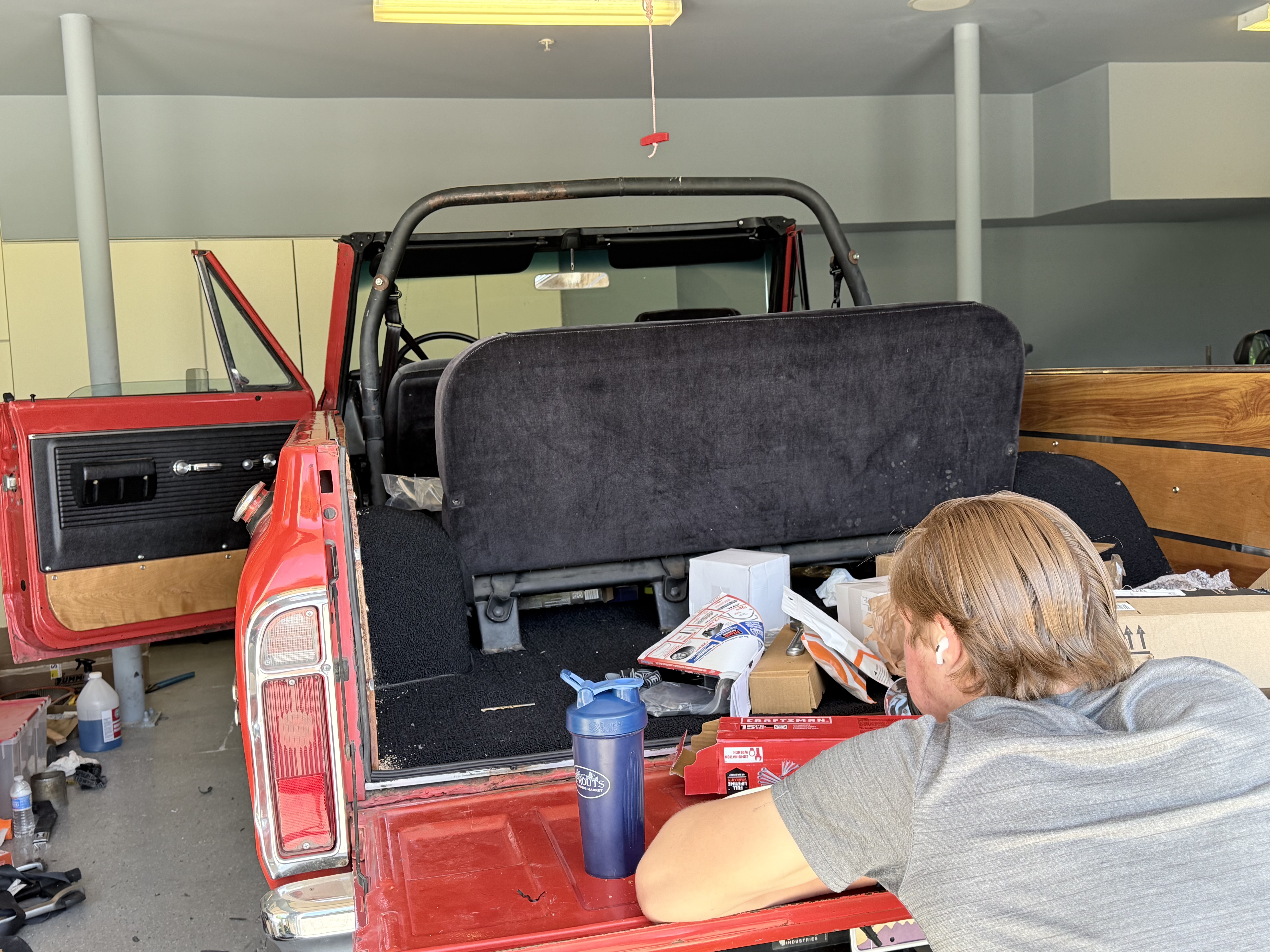 1971 Chevy Blazer Restoration progress photo 30